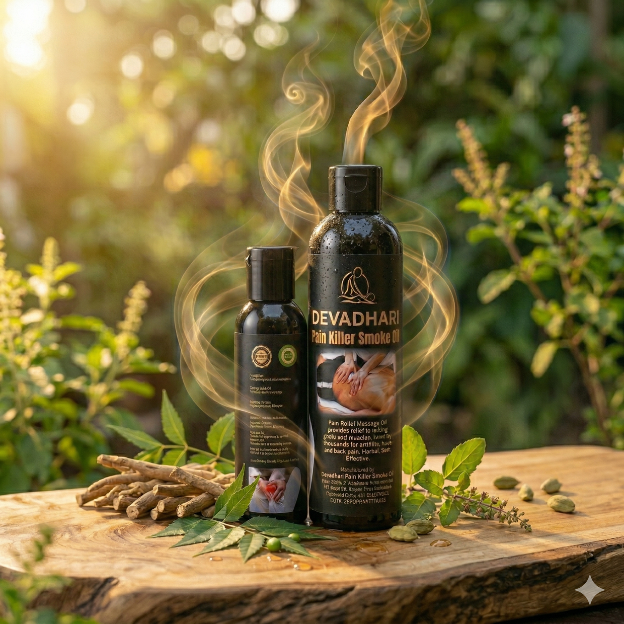 Gold Smoke Pain Relief & Massage Oil